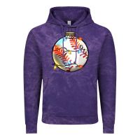 Cloud Purple christmas baseball Vintage Hoodie - Zillion Design Studio