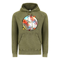 Vintage Olive christmas baseball Vintage Hoodie - Zillion Design Studio