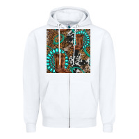 White cowboy boot and gemstone Zipper Hoodie - BundleAndBundleShop