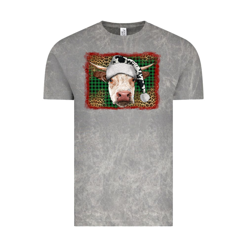 Christmas Cow With Background Vintage Tee by RanaPortraitStore | Teevron