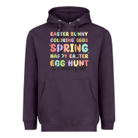 Plum easter bunny spring Heavyweight Hoodie - MaliasSmallBusiness