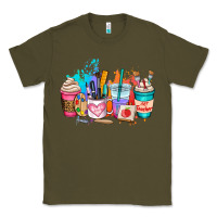 Army Green art teacher coffee cup Classic Tee - AdoDesignShop
