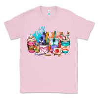 Bubblegum Pink art teacher coffee cup Classic Tee - AdoDesignShop