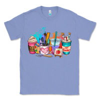 Colony Blue art teacher coffee cup Classic Tee - AdoDesignShop