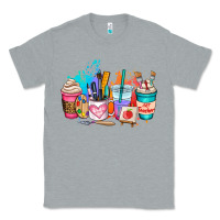 Heather Grey art teacher coffee cup Classic Tee - AdoDesignShop