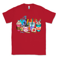 Red art teacher coffee cup Classic Tee - AdoDesignShop