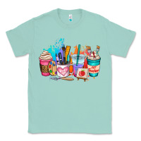 Seafoam art teacher coffee cup Classic Tee - AdoDesignShop