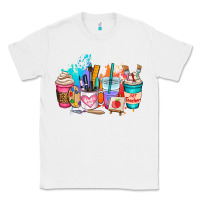 White art teacher coffee cup Classic Tee - AdoDesignShop