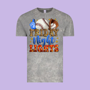 Friday Night Lights Baseball Vintage Tee Designed By Zillion Design Studio
