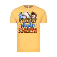 Vintage Mustard friday night lights baseball Vintage Tee - Zillion Design Studio