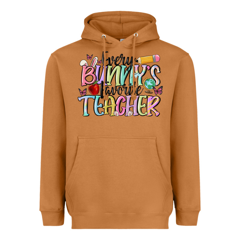 Every Bunny's Favorite Teacher Heavyweight Hoodie by MaliasSmallBusiness | Teevron