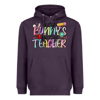 Plum every bunny's favorite teacher Heavyweight Hoodie - MaliasSmallBusiness