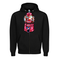 Black love and candy machine Zipper Hoodie - AdoDesignShop