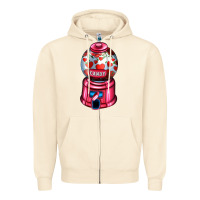 Sandshell love and candy machine Zipper Hoodie - AdoDesignShop