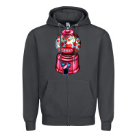 Smoke love and candy machine Zipper Hoodie - AdoDesignShop
