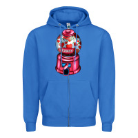 True Royal love and candy machine Zipper Hoodie - AdoDesignShop