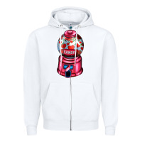 White love and candy machine Zipper Hoodie - AdoDesignShop