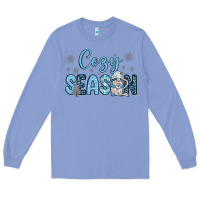 Colony Blue cozy season gnome coffee Long Sleeve Tee - JahusDesignShop
