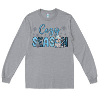 Heather Grey cozy season gnome coffee Long Sleeve Tee - JahusDesignShop