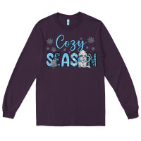 Plum cozy season gnome coffee Long Sleeve Tee - JahusDesignShop