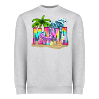 Heather Grey summer mama Heavyweight Sweatshirt - texasbilliewilder