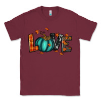 Burgundy fall love Classic Tee - RanaPortraitStore