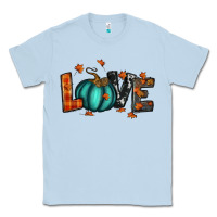 Dusty Blue fall love Classic Tee - RanaPortraitStore
