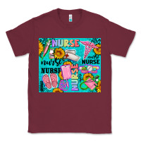 Burgundy western nurse Classic Tee - AdoDesignShop