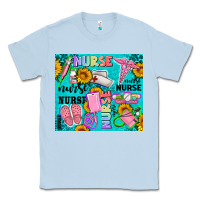 Dusty Blue western nurse Classic Tee - AdoDesignShop