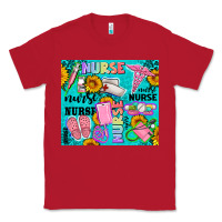 Red western nurse Classic Tee - AdoDesignShop