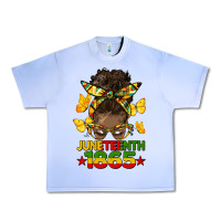 Grape Ice juneteenth 1865 afro bun Urban Heavy Tee - HRA Design Shop