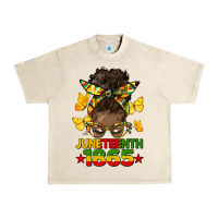Sandshell juneteenth 1865 afro bun Urban Heavy Tee - HRA Design Shop