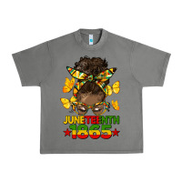 Tornado juneteenth 1865 afro bun Urban Heavy Tee - HRA Design Shop