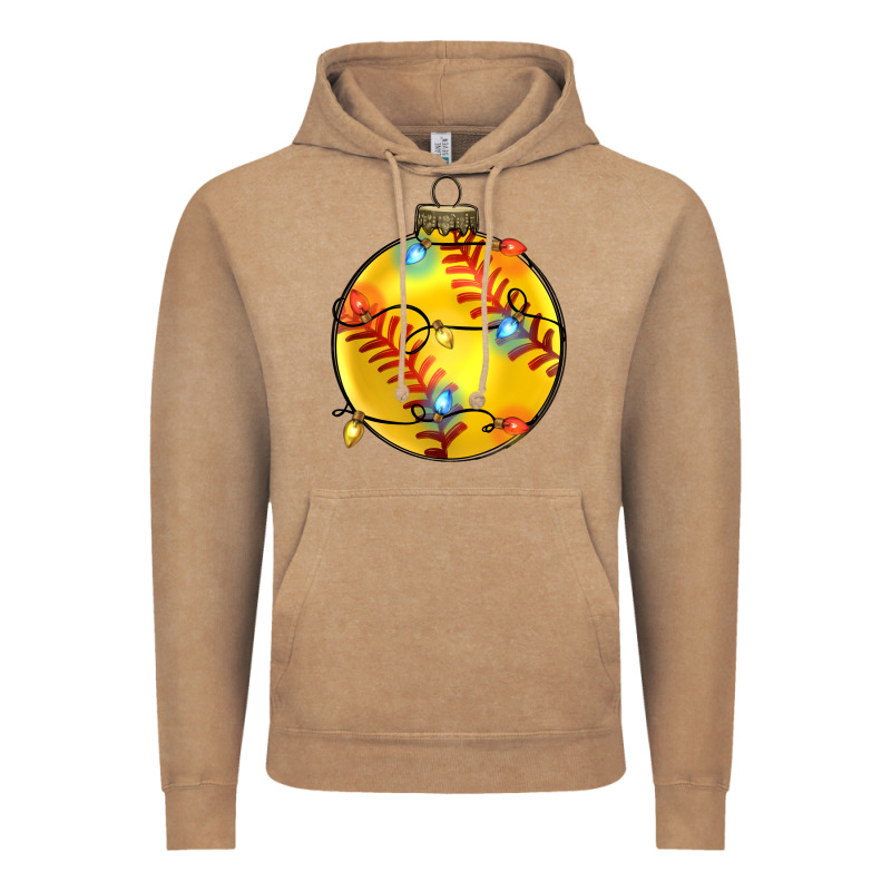 Christmas Softball Vintage Hoodie by Zillion Design Studio | Teevron