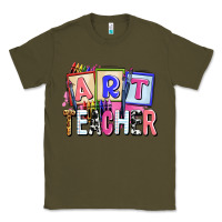 Army Green art teacher Classic Tee - AdoDesignShop