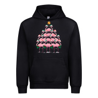 Christmas Tree Flamingo Urban Hoodie | Teevron