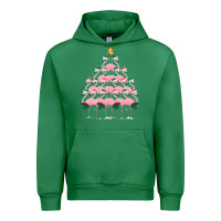 Emerald Christmas Tree Flamingo Urban Hoodie - Bettercallsaul