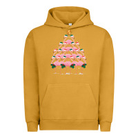 Pigment Peanut Butter Christmas Tree Flamingo Urban Hoodie - Bettercallsaul