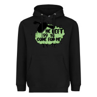 Black he left the 99 to come for me Heavyweight Hoodie - MaliasSmallBusiness