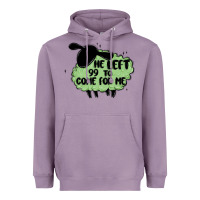 Lavender he left the 99 to come for me Heavyweight Hoodie - MaliasSmallBusiness