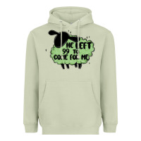 Matcha he left the 99 to come for me Heavyweight Hoodie - MaliasSmallBusiness