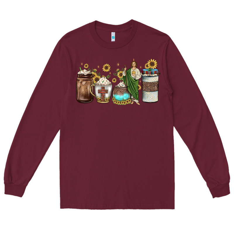 San Judas Coffee Long Sleeve Tee by JahusDesignShop | Teevron