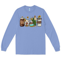 Colony Blue san judas coffee Long Sleeve Tee - JahusDesignShop