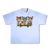 Grape Ice 3 alpacas Urban Heavy Tee - BarkalooDesign
