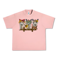 Salmon 3 alpacas Urban Heavy Tee - BarkalooDesign