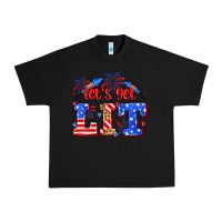 Black Let's get lit 4th of July Urban Heavy Tee - Neo Western