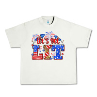 Pistachio Let's get lit 4th of July Urban Heavy Tee - Neo Western