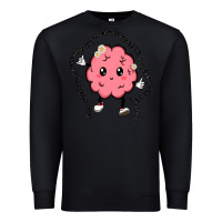 Black brain Premium Sweatshirt - MaliasSmallBusiness