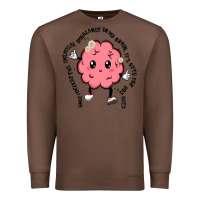 Chestnut brain Premium Sweatshirt - MaliasSmallBusiness
