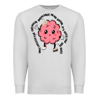 Dove Grey brain Premium Sweatshirt - MaliasSmallBusiness